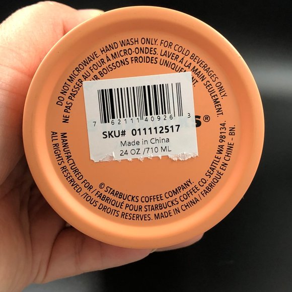 Starbucks Tropical Peach 24oz Matte Tumbler - Picture 3 of 5